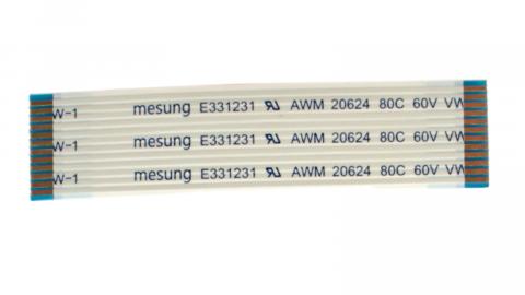 Кабель FFC 55mm x 12p x С x1.0x(3/3+8/8)x0.1x0.7mm